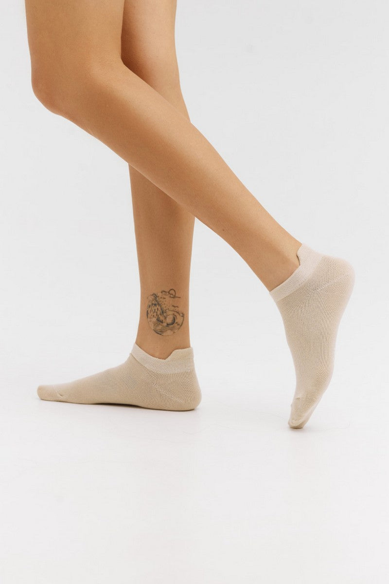 Спортивные носки LSO04-2 beige