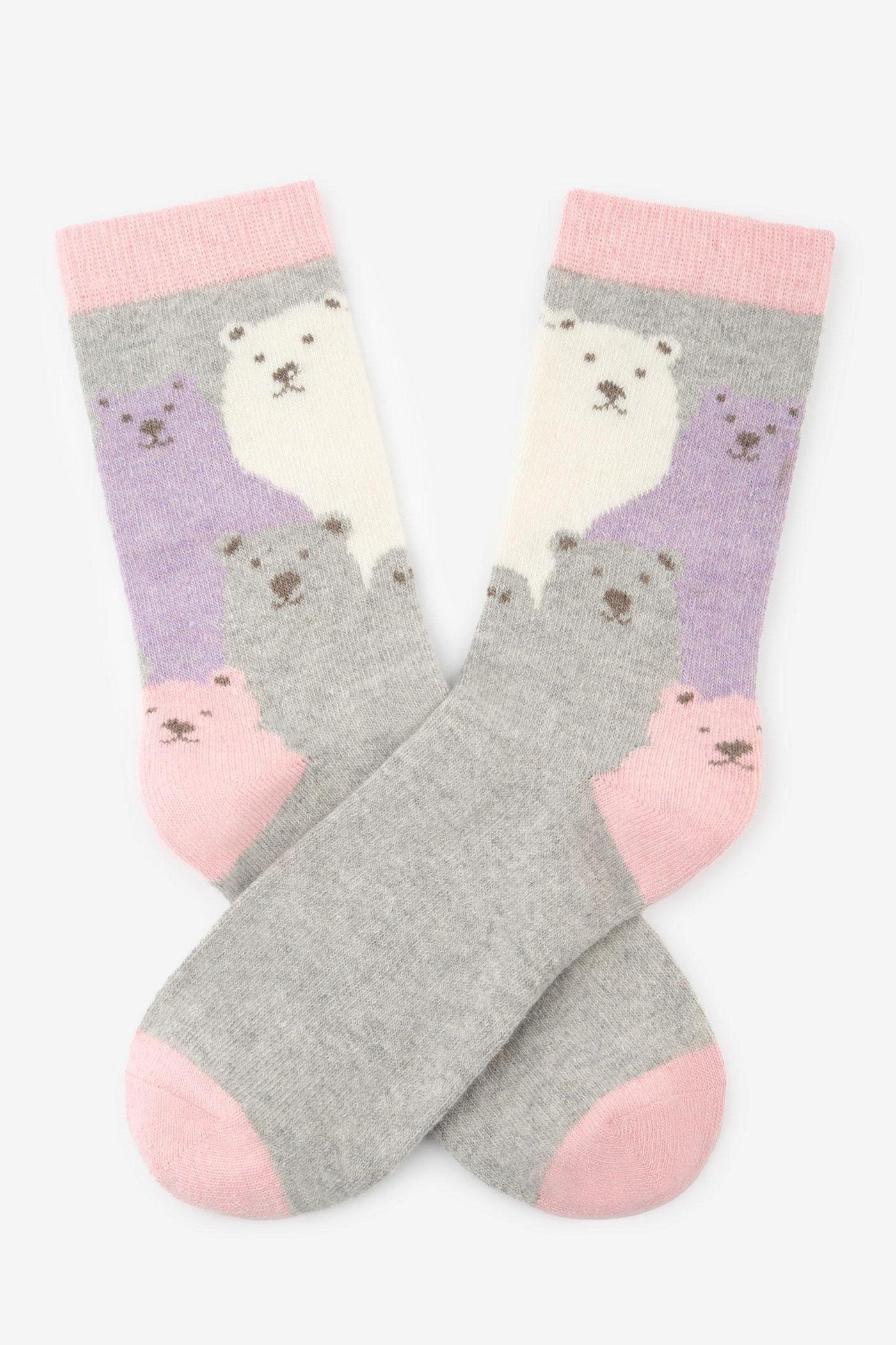 Ангоровые носки D34 No Terry pink