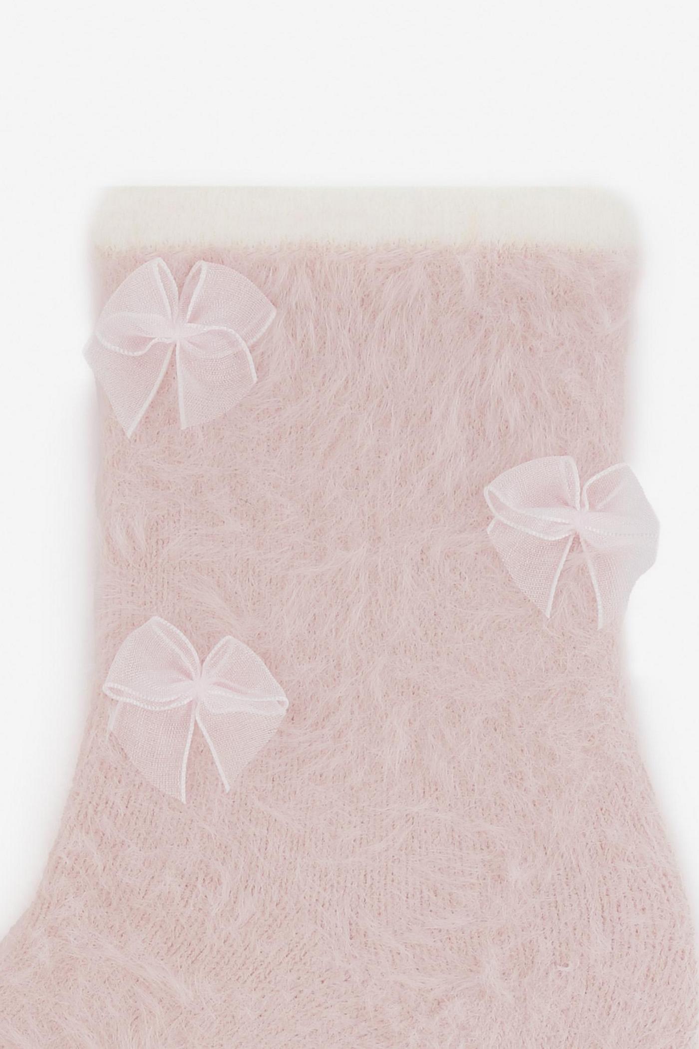 Теплые носки с бантами D41 Coozy Women