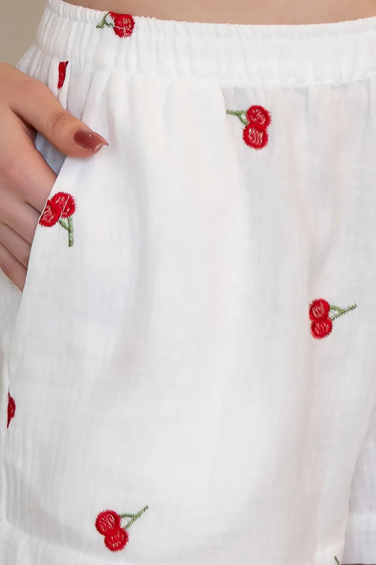 Пижамные шорты из муслина Cherry ML0068-38-08