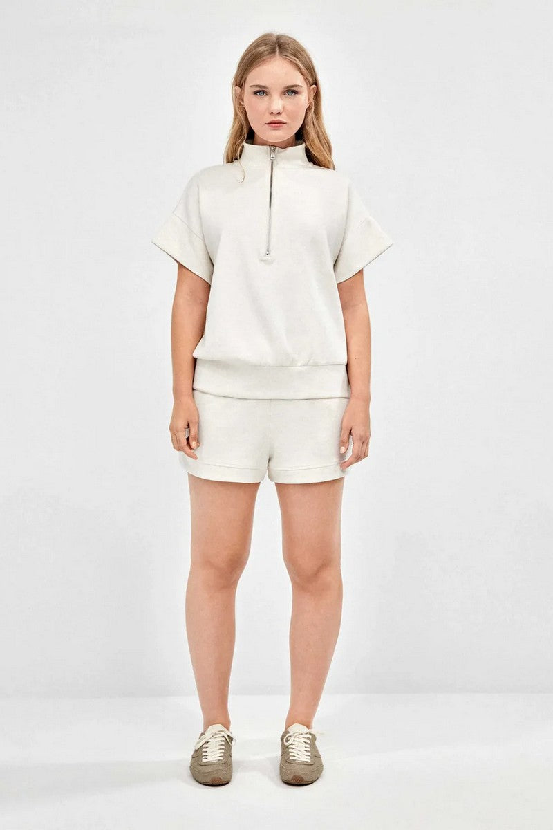 Трикотажные шорты 2/70018B beige