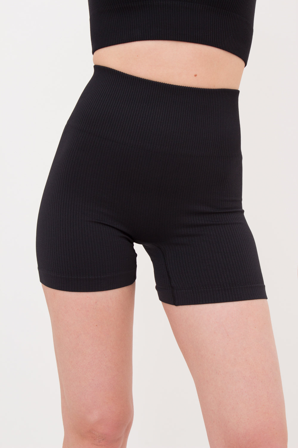 Спортивные шорты в рубчик Shorts Rib Shape UP-00002326 black