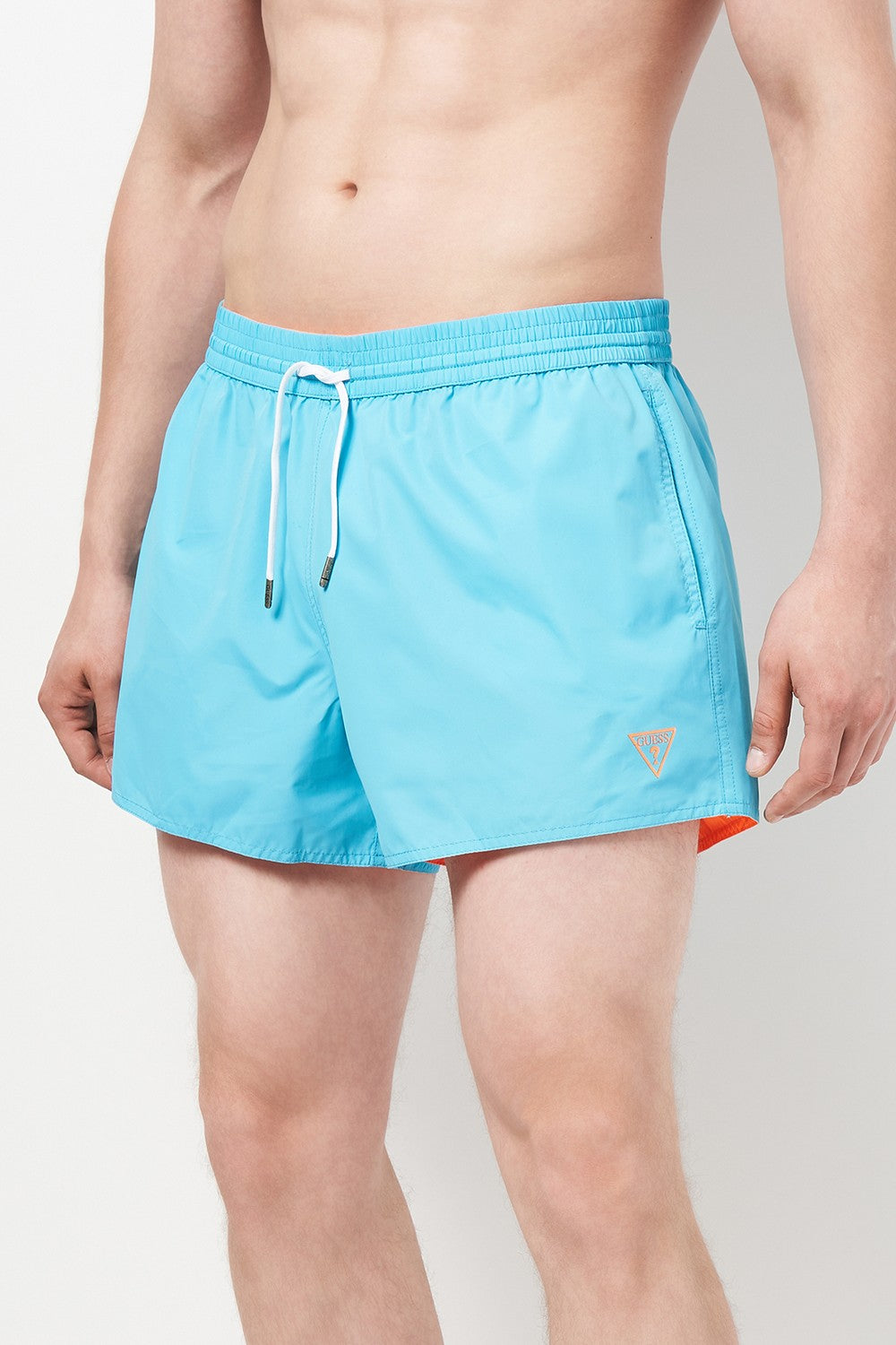 Двухсторонние мужские шорты 478538760 orange/blue