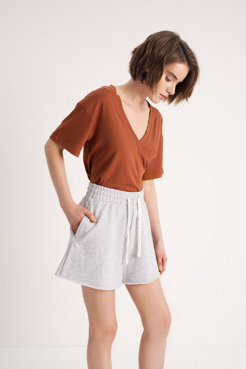 Трикотажные шорты LC015-0sh Faro light melange