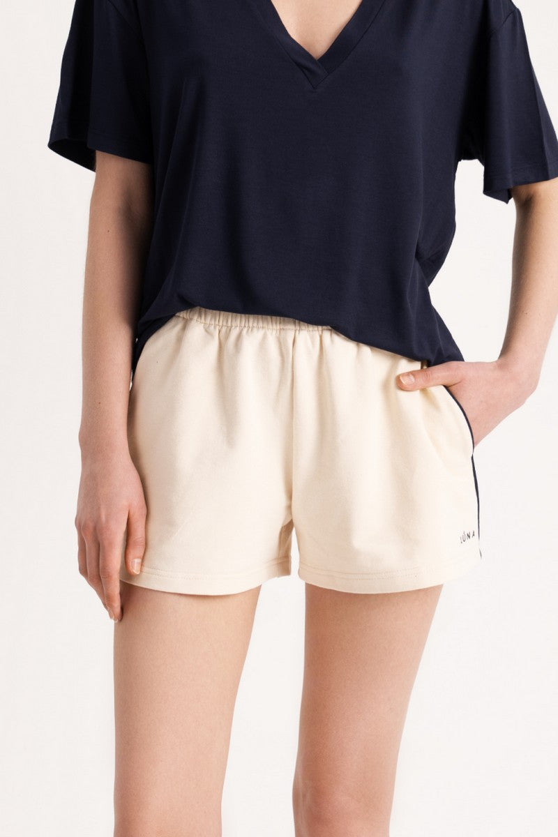 Трикотажные шорты LC034sh Dana milk