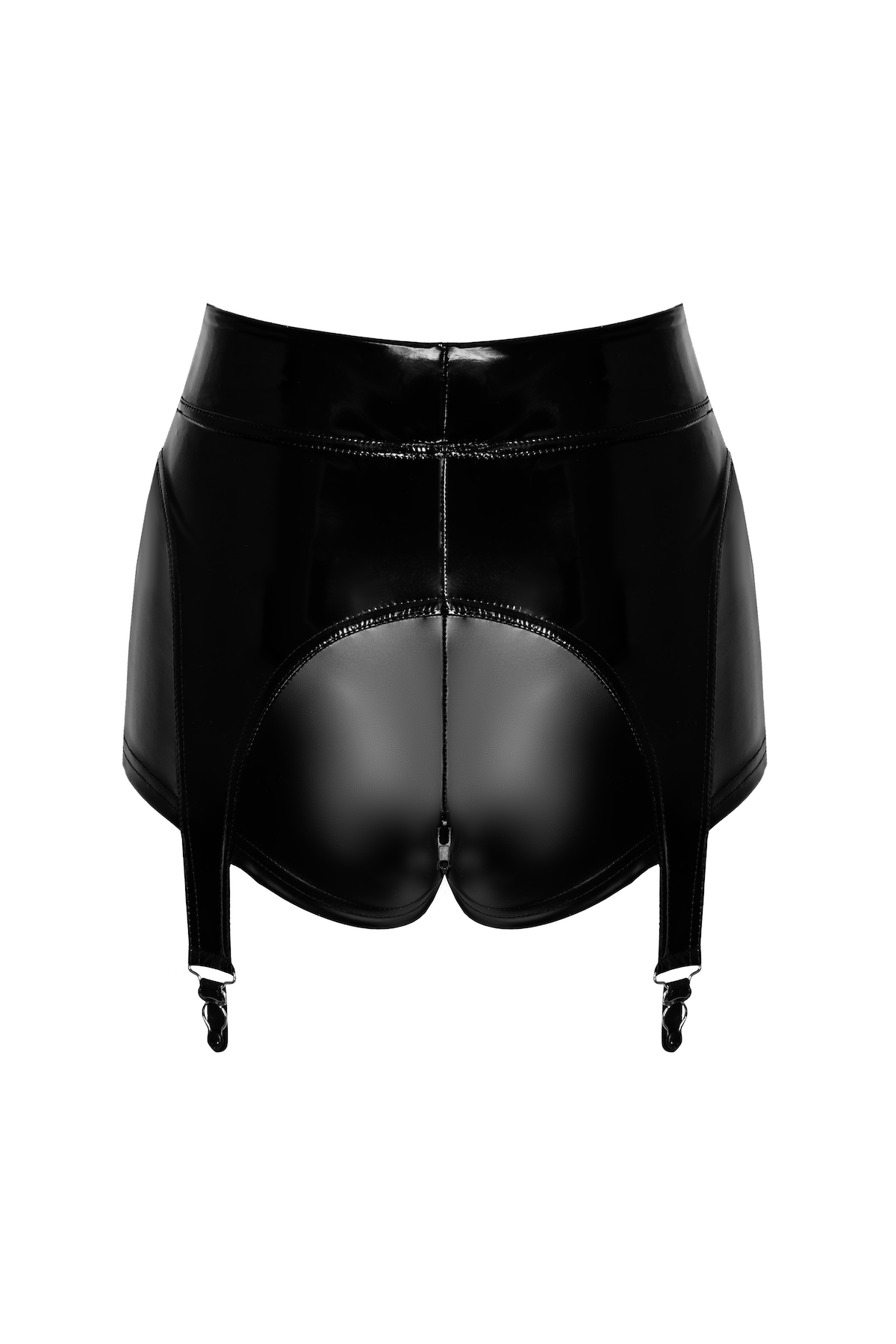 Шортики з пажами для чулок F325 Glam Noir Handmade