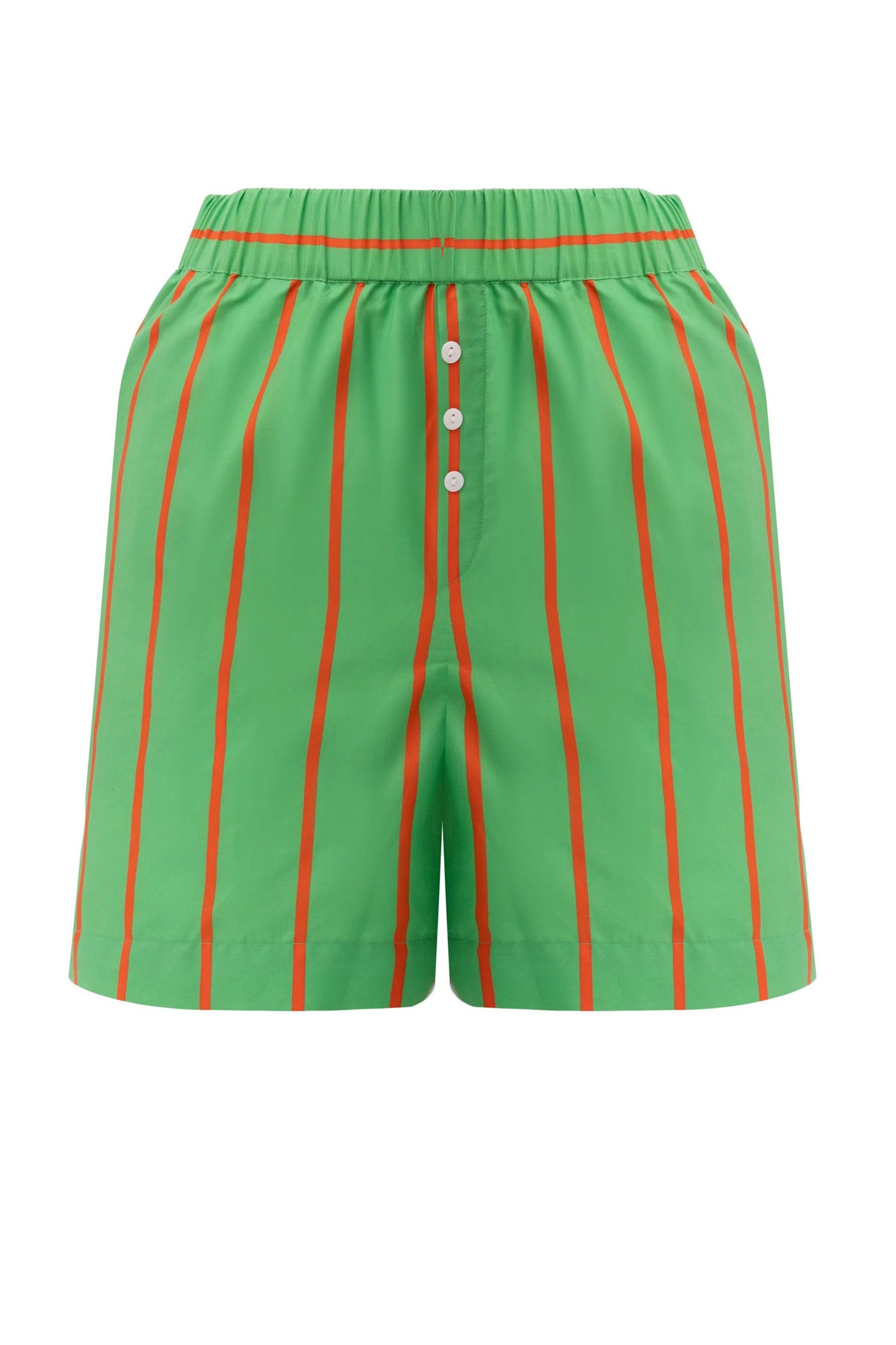 Хлопковые шорты 251204-05 Strapped Cotton retro green