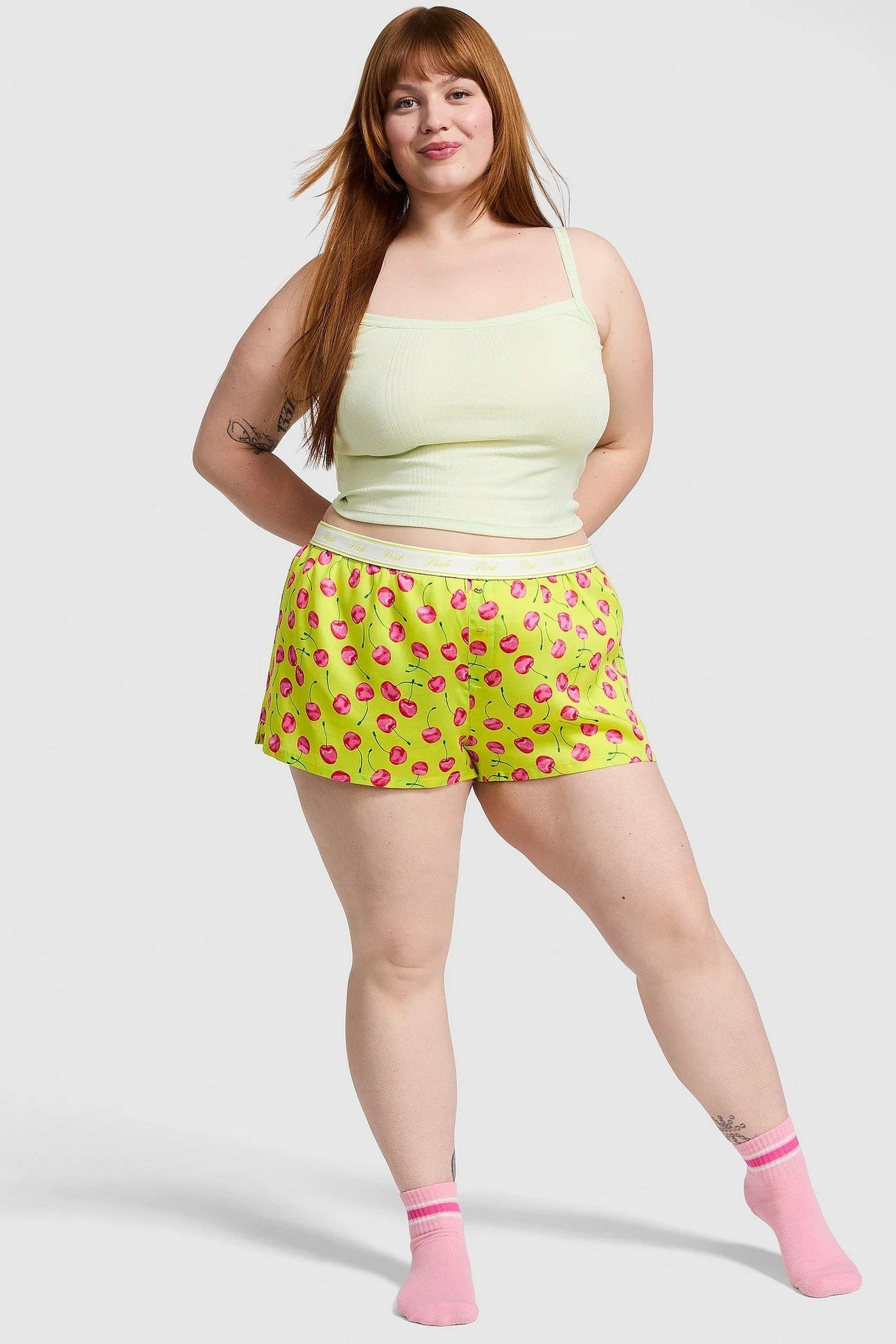 Домашні шорти 458443053 yellow Victoria`s Secret