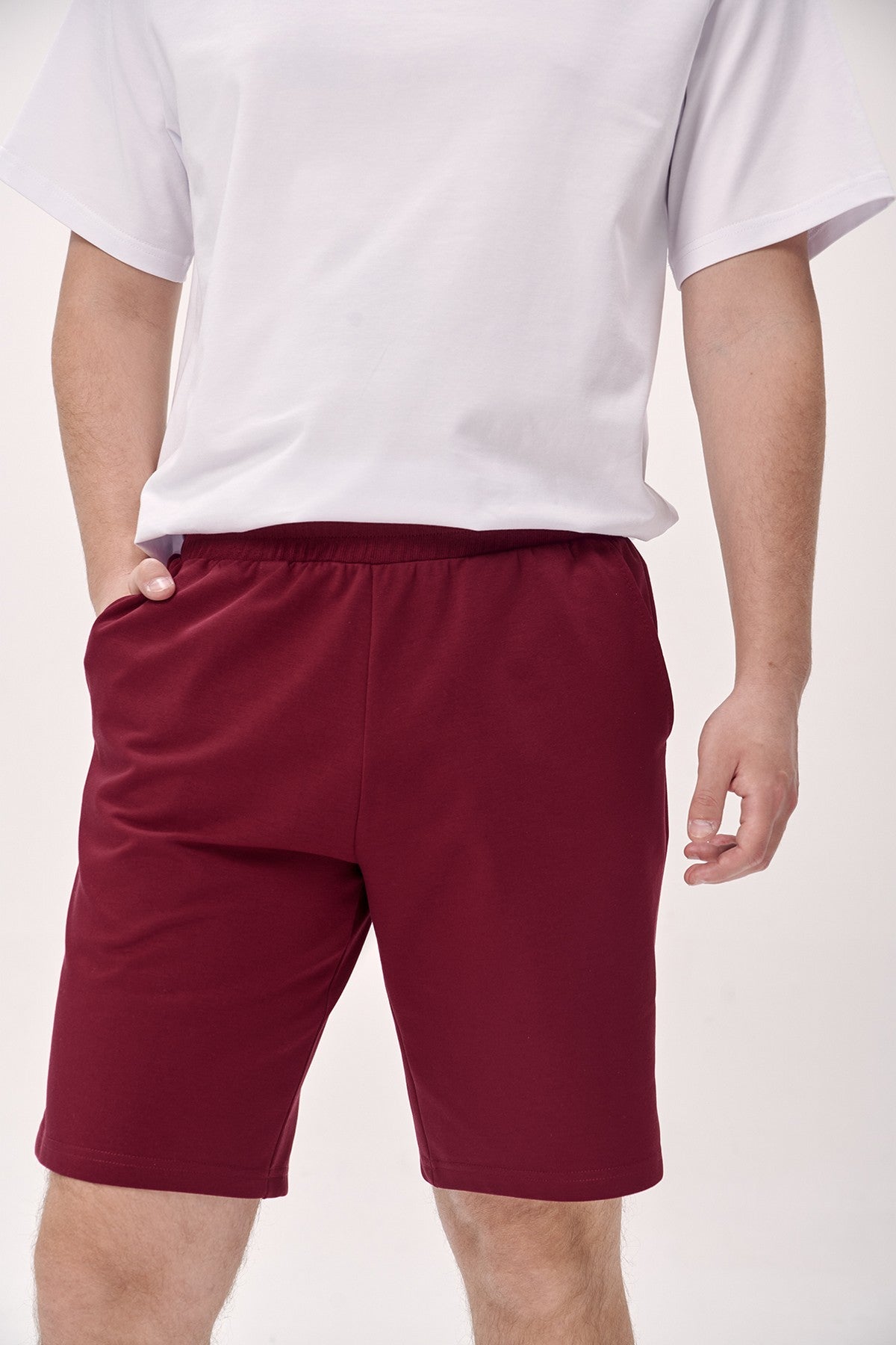 Мужские шорты 1619 bordo