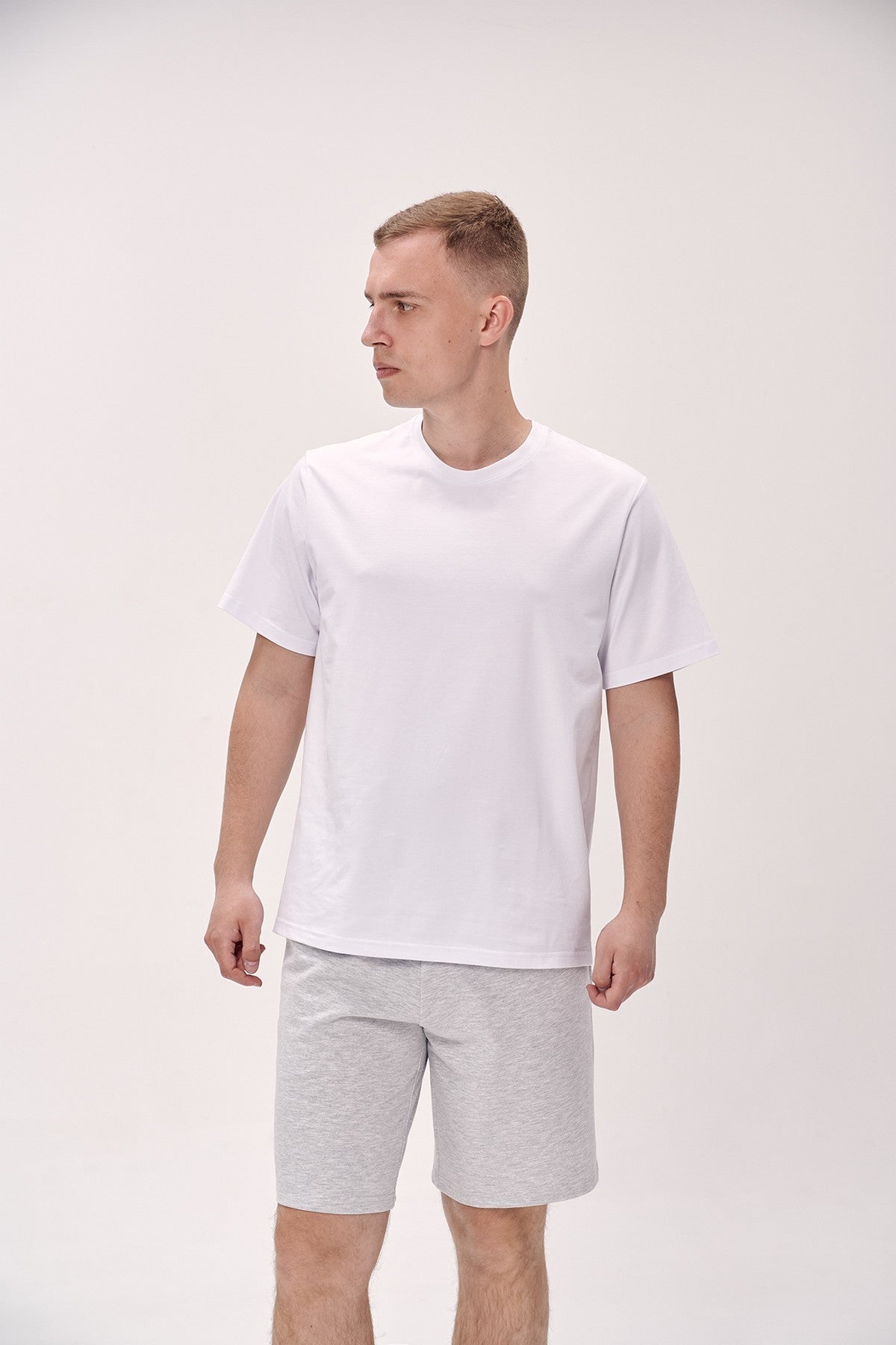 Мужские шорты 1619 gray melange