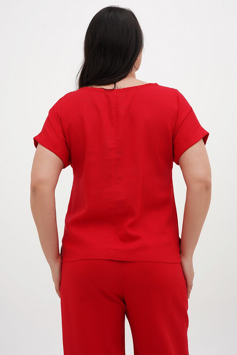 Топ из вискозы 060 red