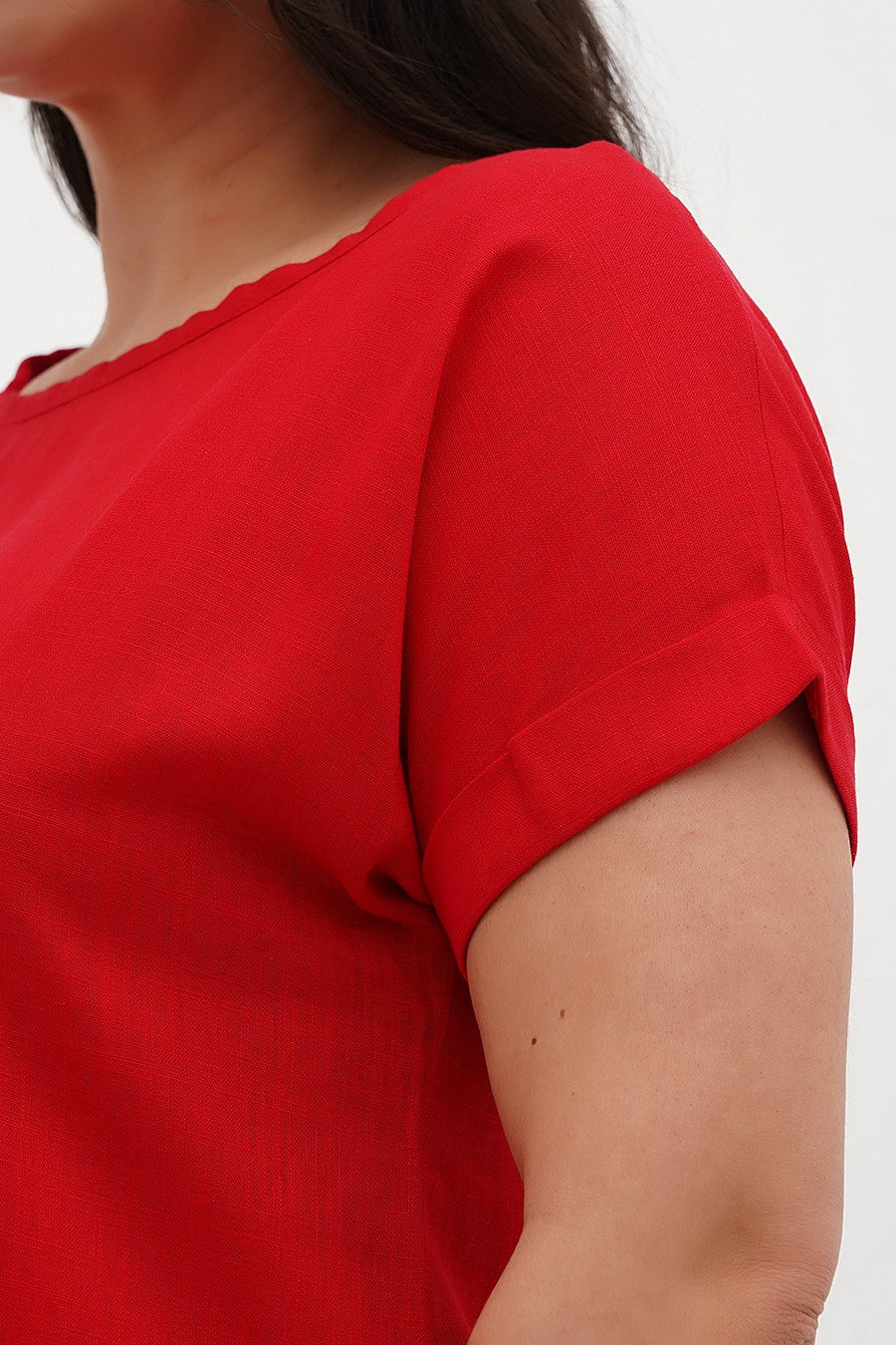 Топ из вискозы 060 red