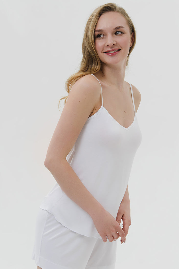 Майка из вискозы 701 white