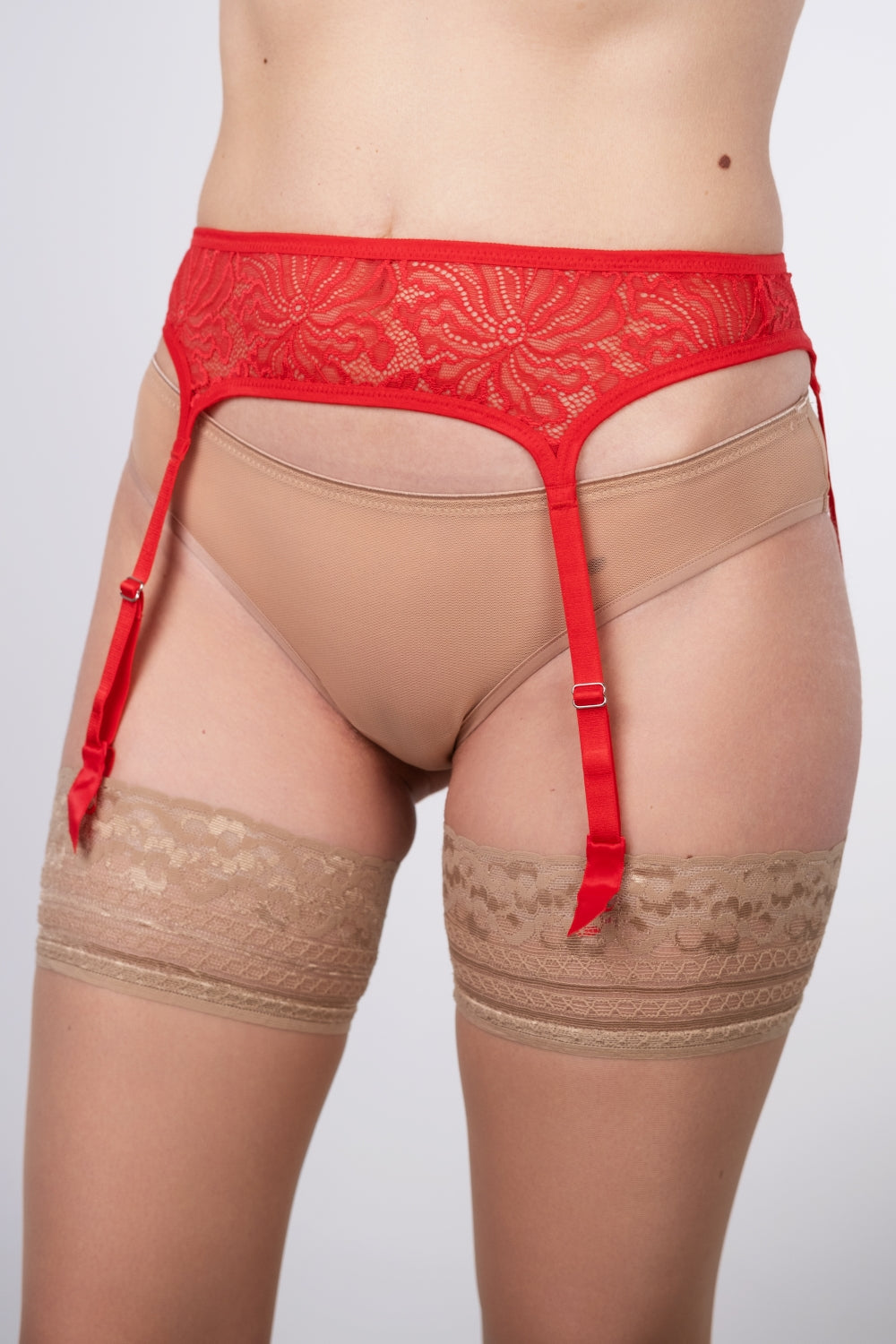 Пояс для чулок SLZ17402003 red/beige