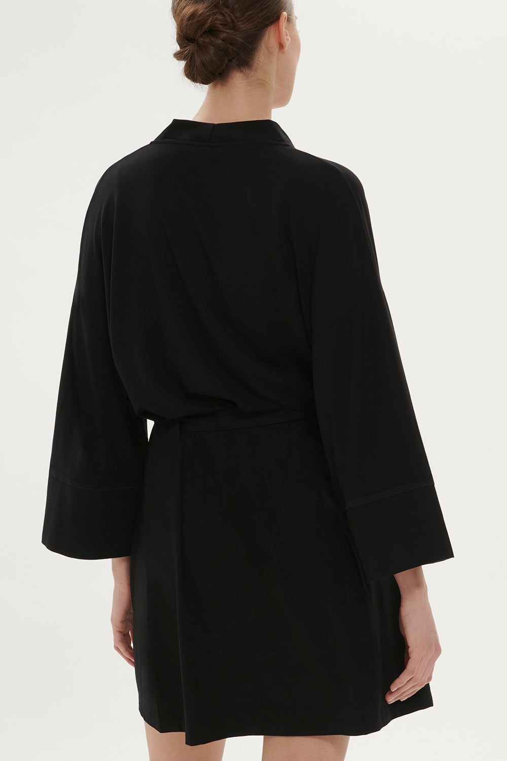 Халат-кимоно из вискозы Aurore 1C9980 black