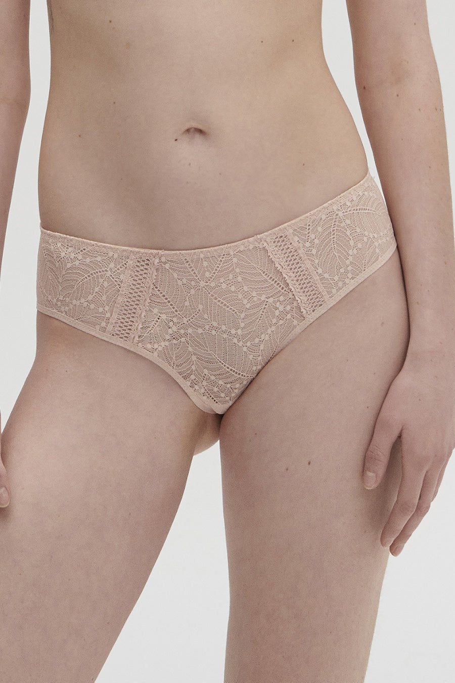 Трусики слип с кружевом Comete 12S720 sable rose