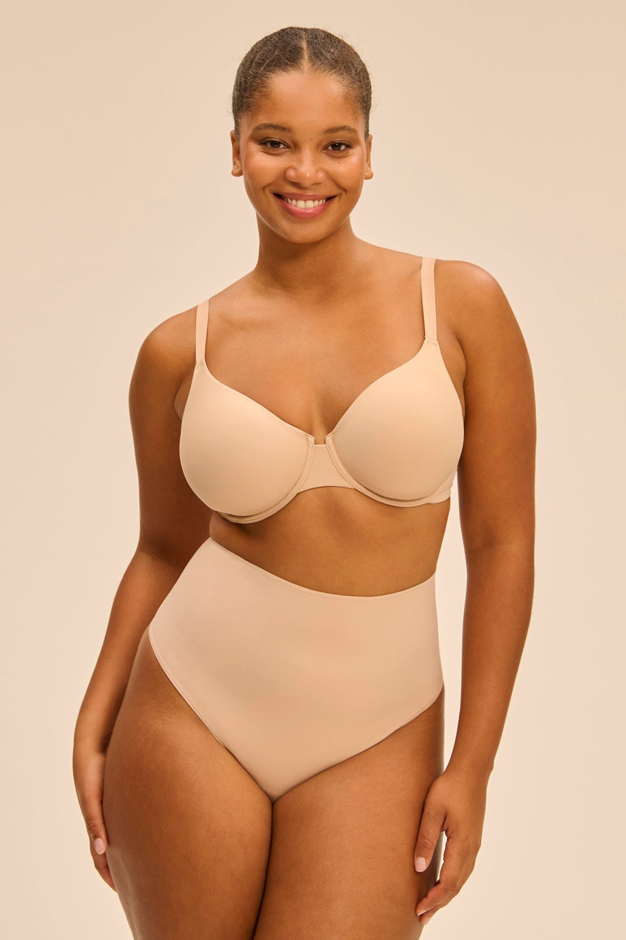 Безшовний бюстгальтер на кісточках Essentiel 13V317 peau rosee