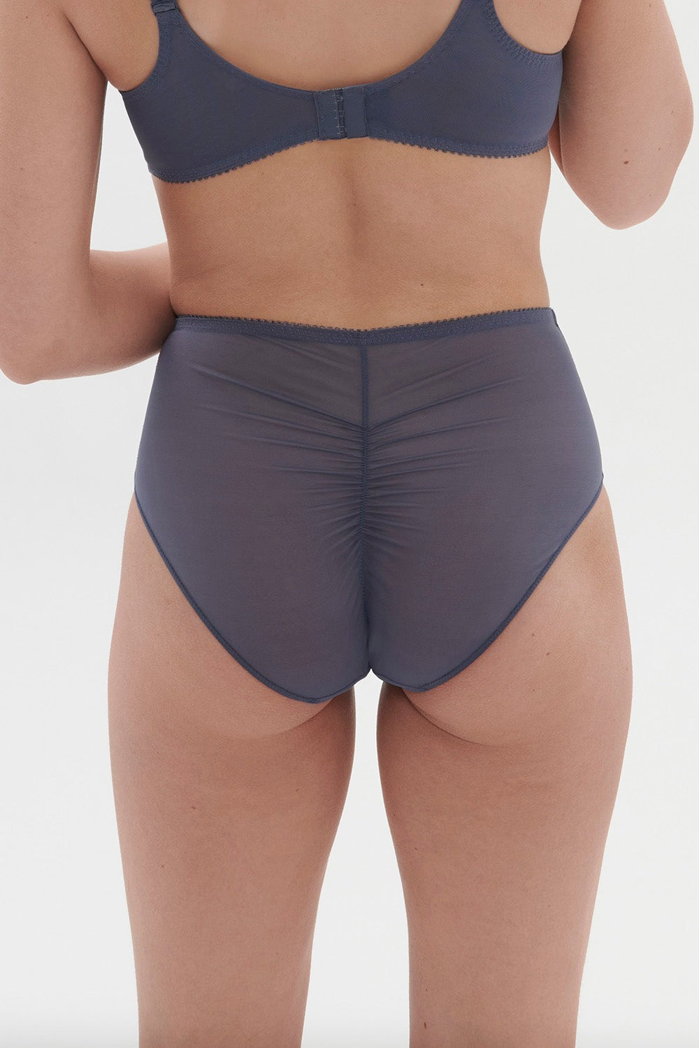 Високі трусики сліпи Intrigue 1E2770 bleu cendre FW24