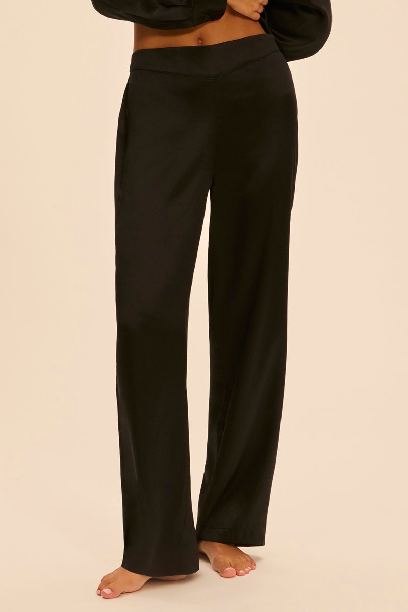 Пижамные шелковые брюки Love Me 1F8660 black