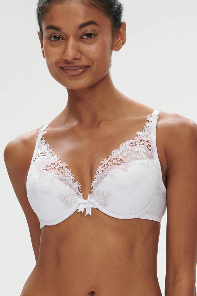 Бюстгальтер с вкладышами пуш-ап Wish 12B347 blanc cristal SS24