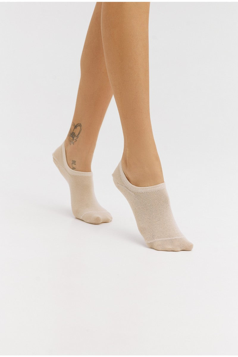 Хлопковые следки LSO06-1 beige