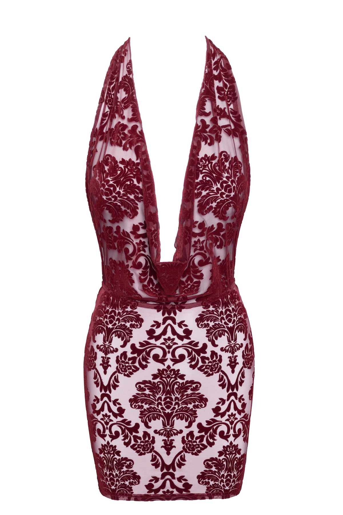 Сукня з оксамитовим флоком F385 Kink Royal Noir Handmade