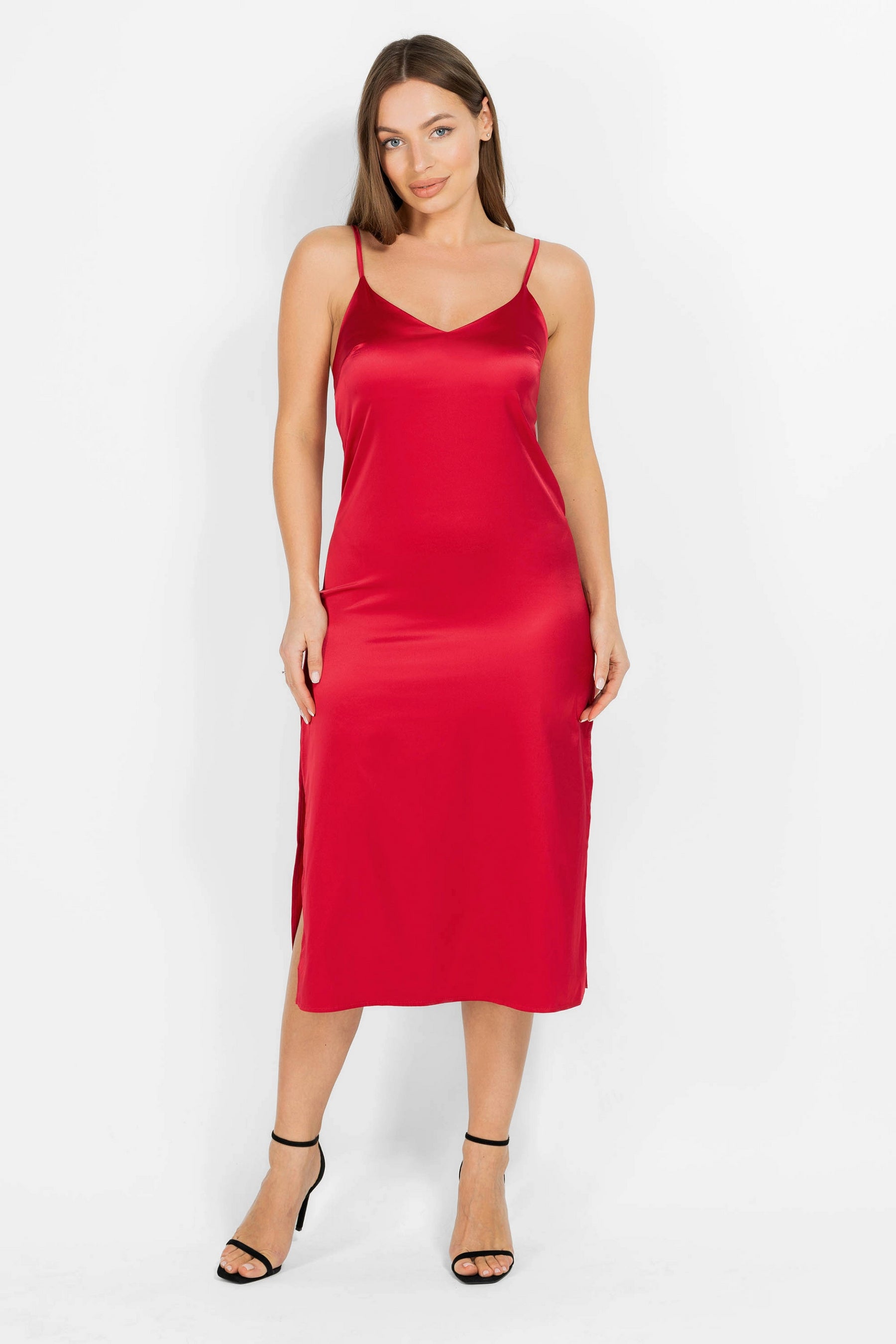 Сатиновая сорочка 8181-6046 29 raspberry