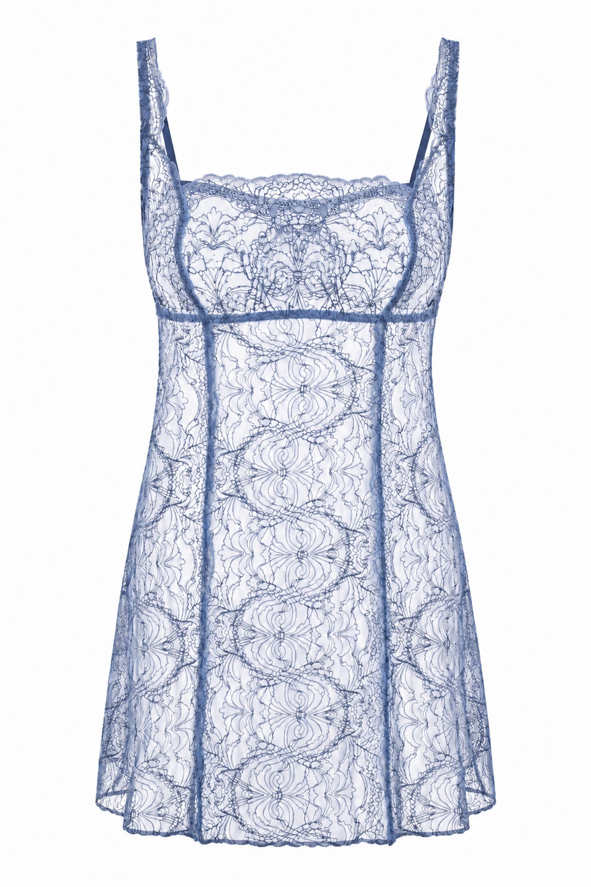 Мереживна сорочка 8187-2311/83 blue Anabel Arto
