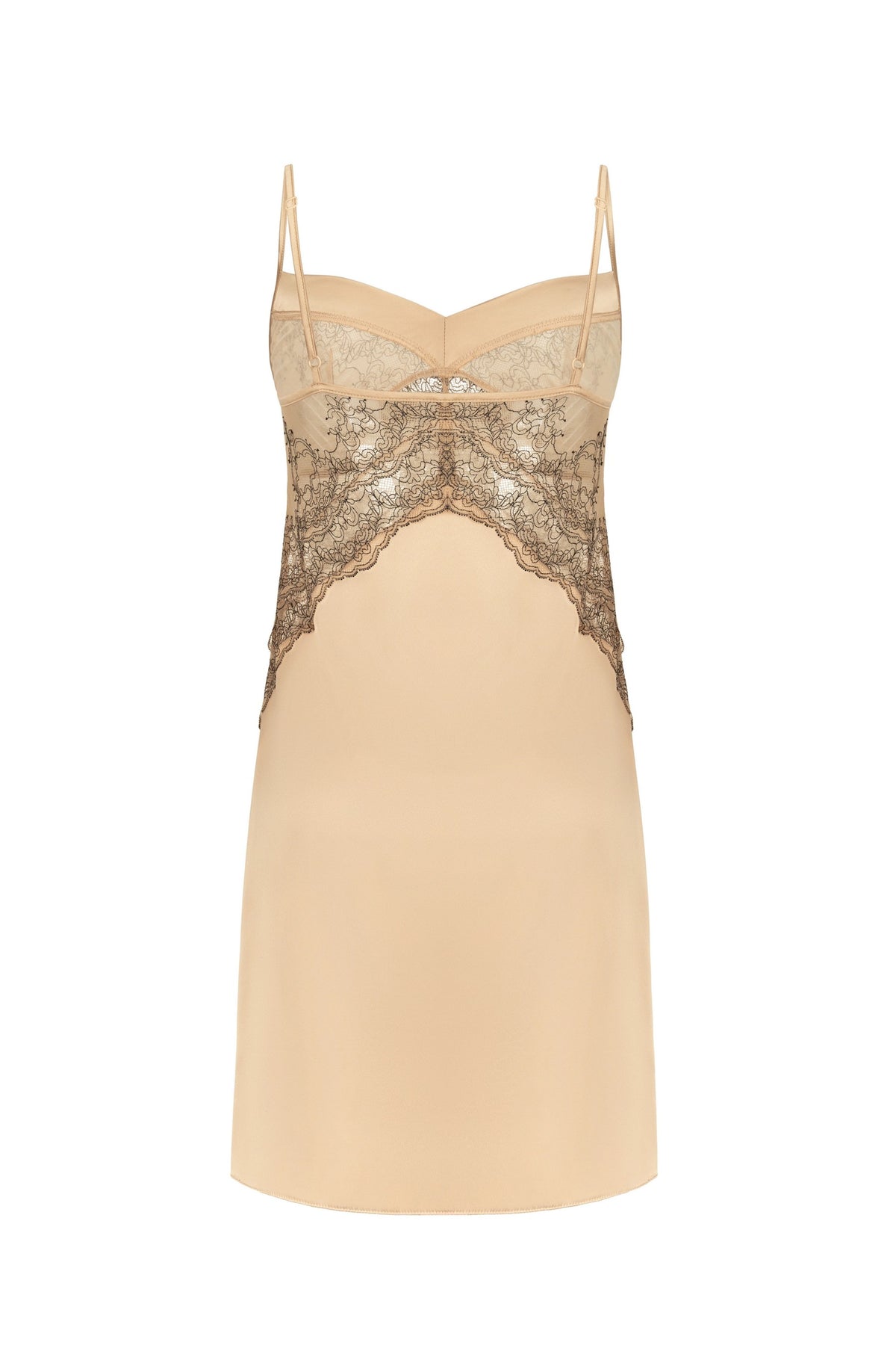 Нічна сорочка із сатину 8190-6041/04 beige Anabel Arto