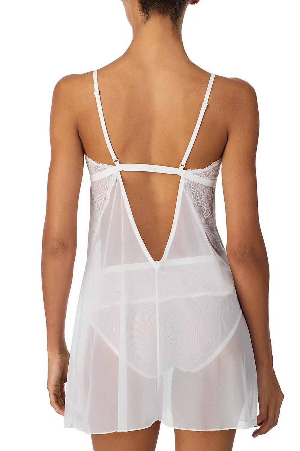 Сорочка с кружевом DK7448 snow