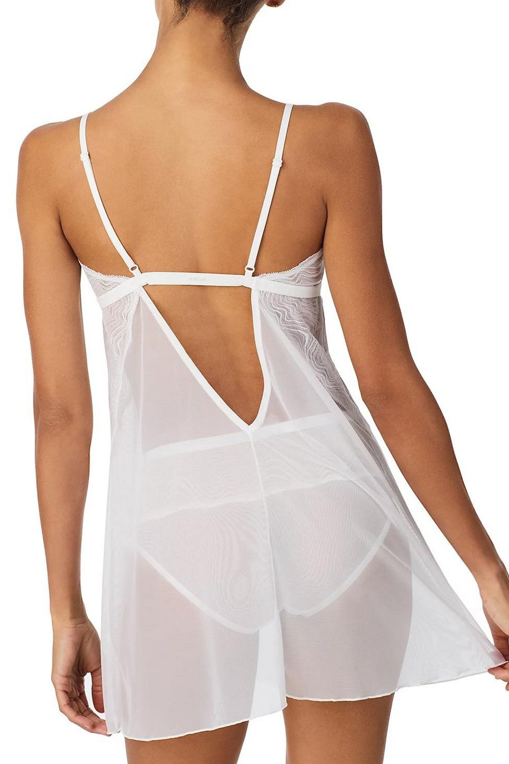 Сорочка с кружевом DK7448 snow