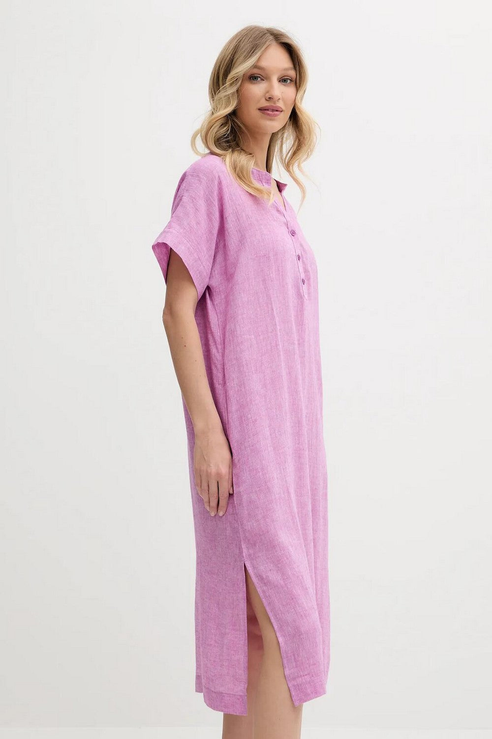 Льняная сорочка YI10054 500 purple