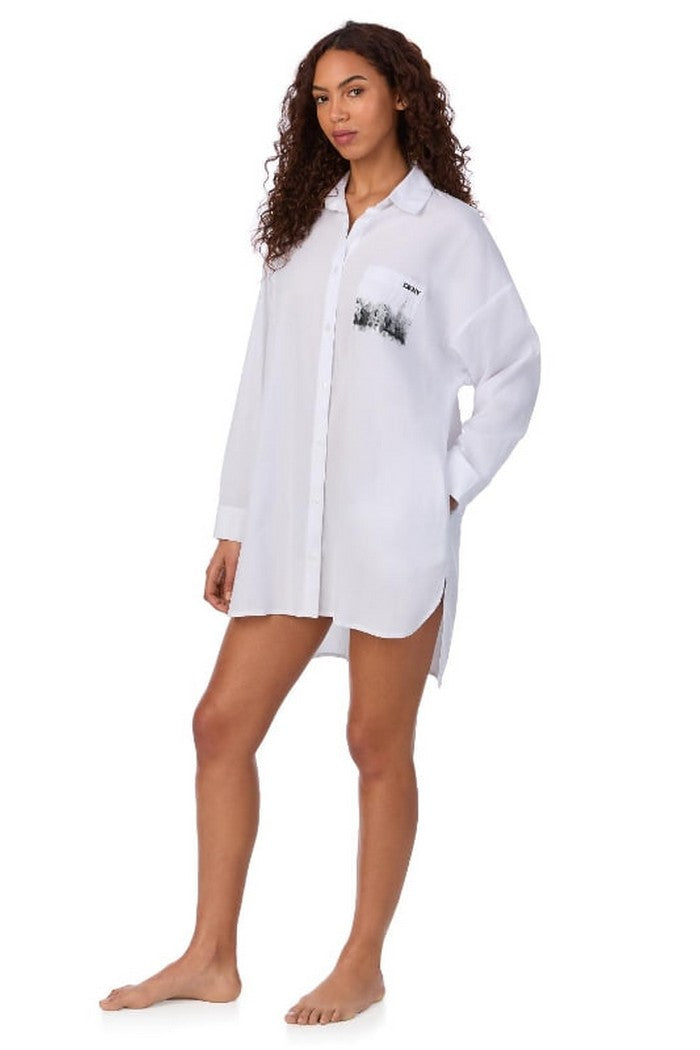 Хлопковая рубашка YI30048 100 white