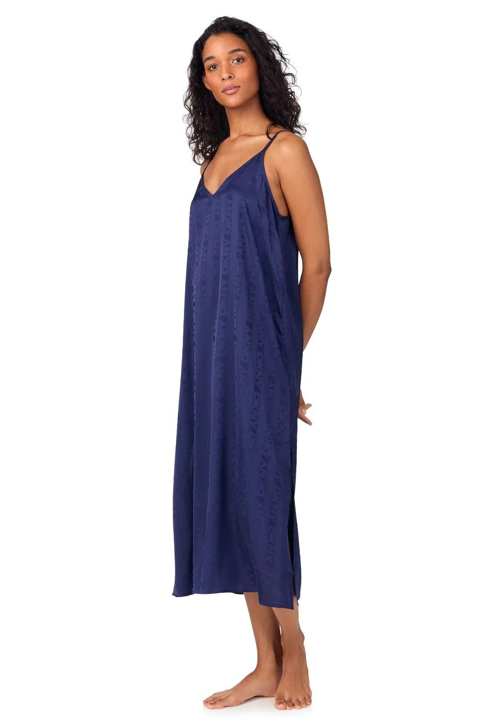 Атласная сорочка YI40081 407 stripe