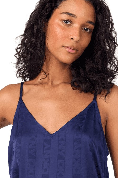 Атласная сорочка YI40081 407 stripe