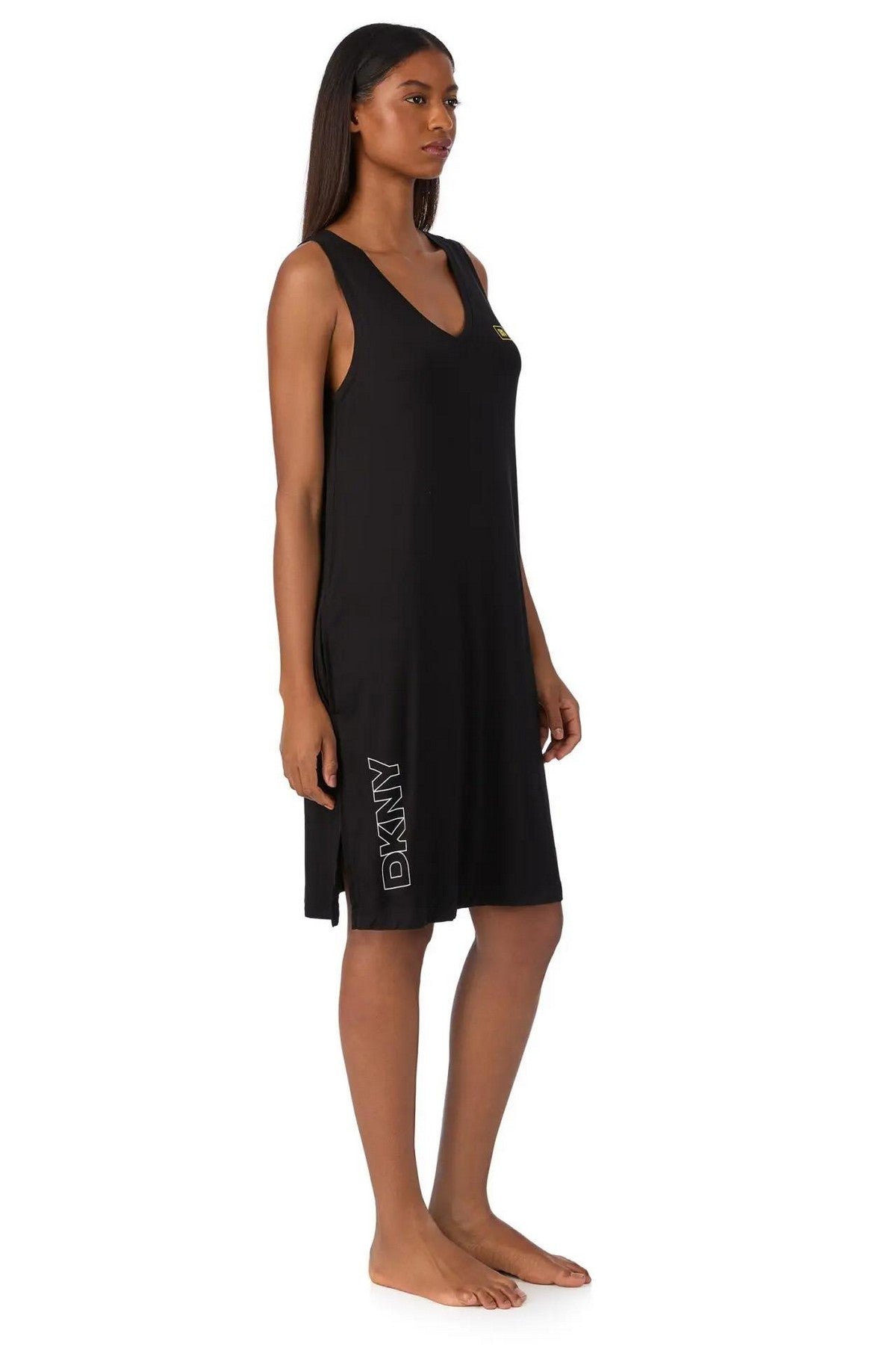 Сорочка из вискозы YI60051 007 black logo