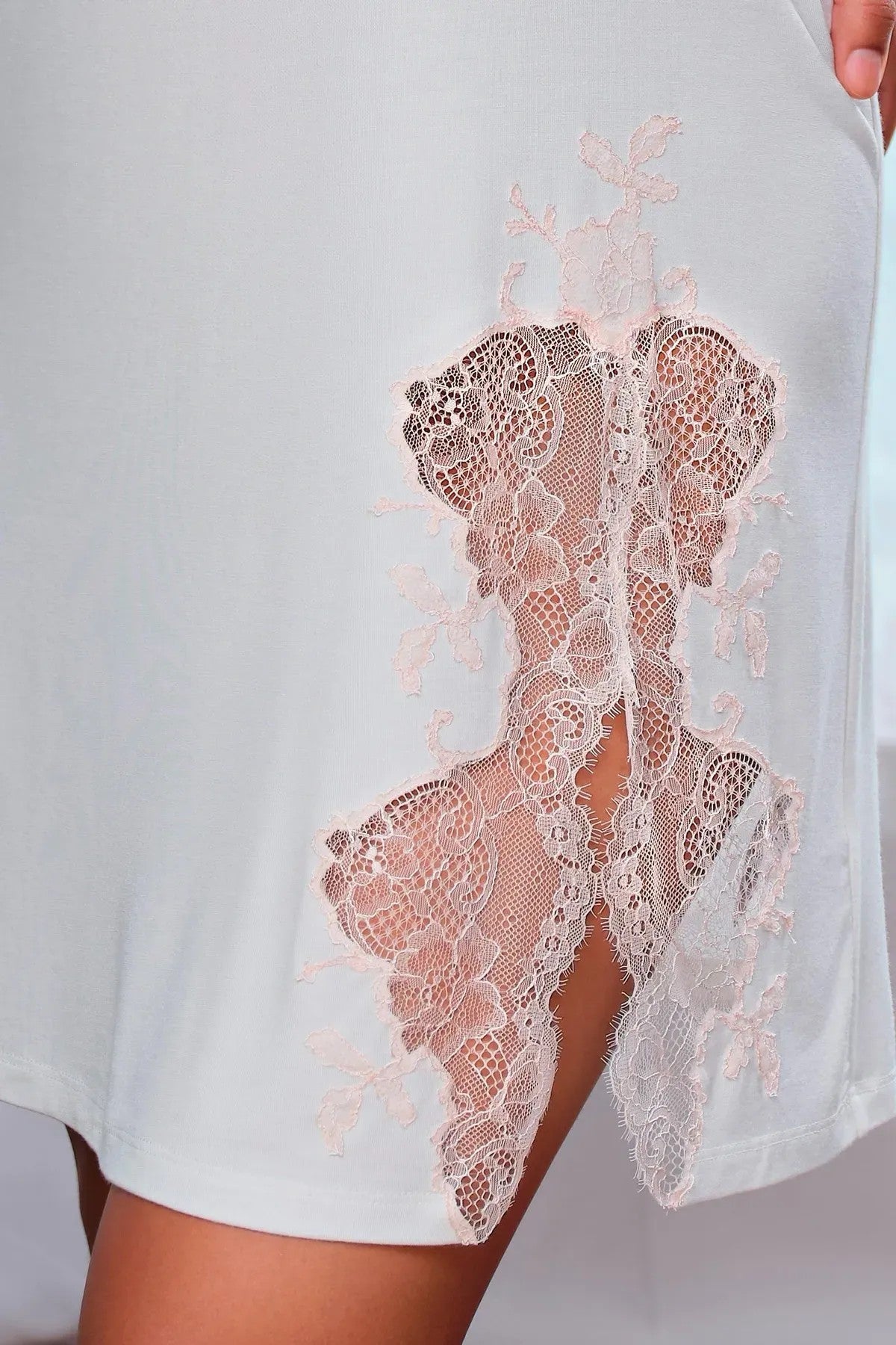 Ночная сорочка из бамбука 03162O ivory