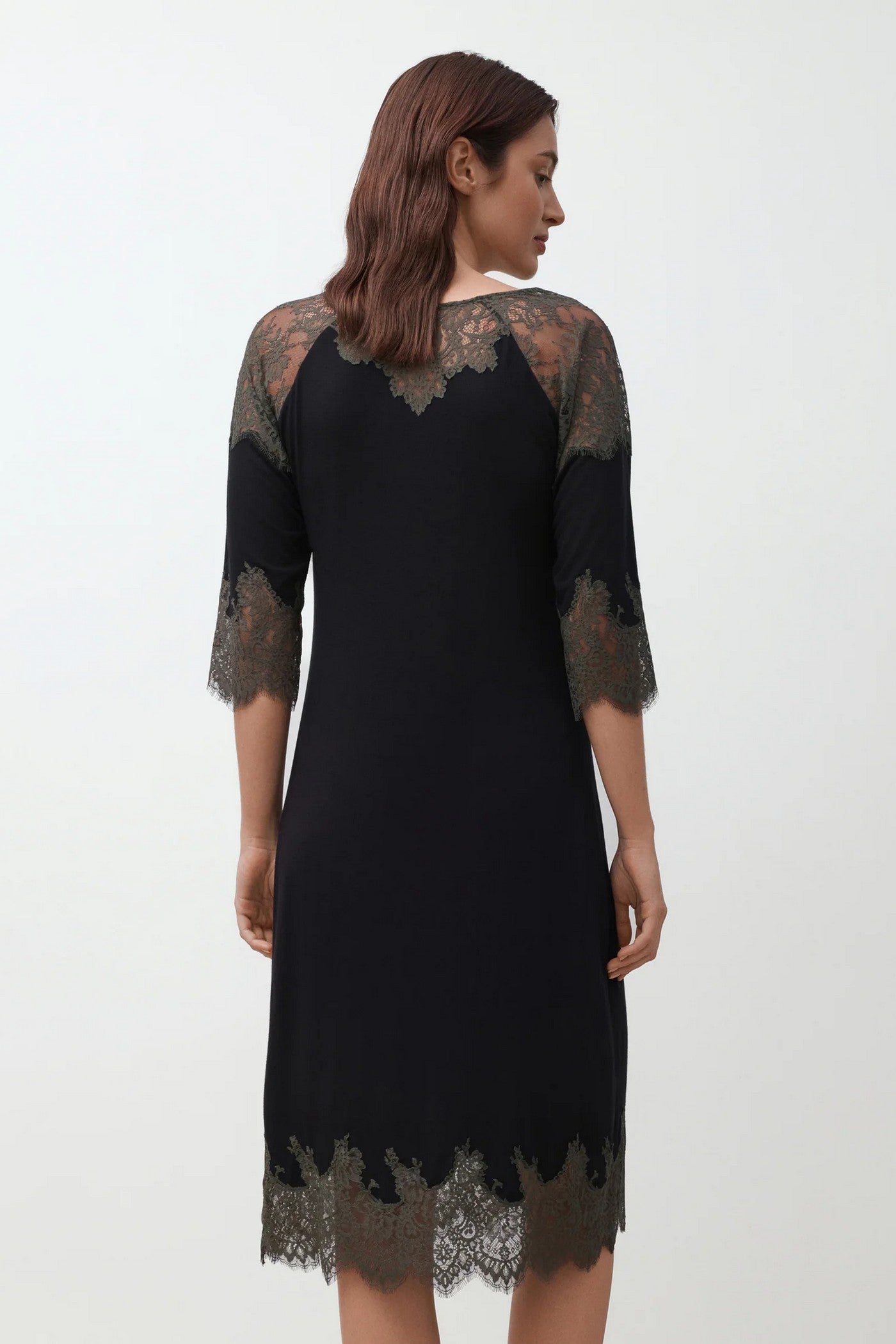 Сорочка из бамбука 03343 black