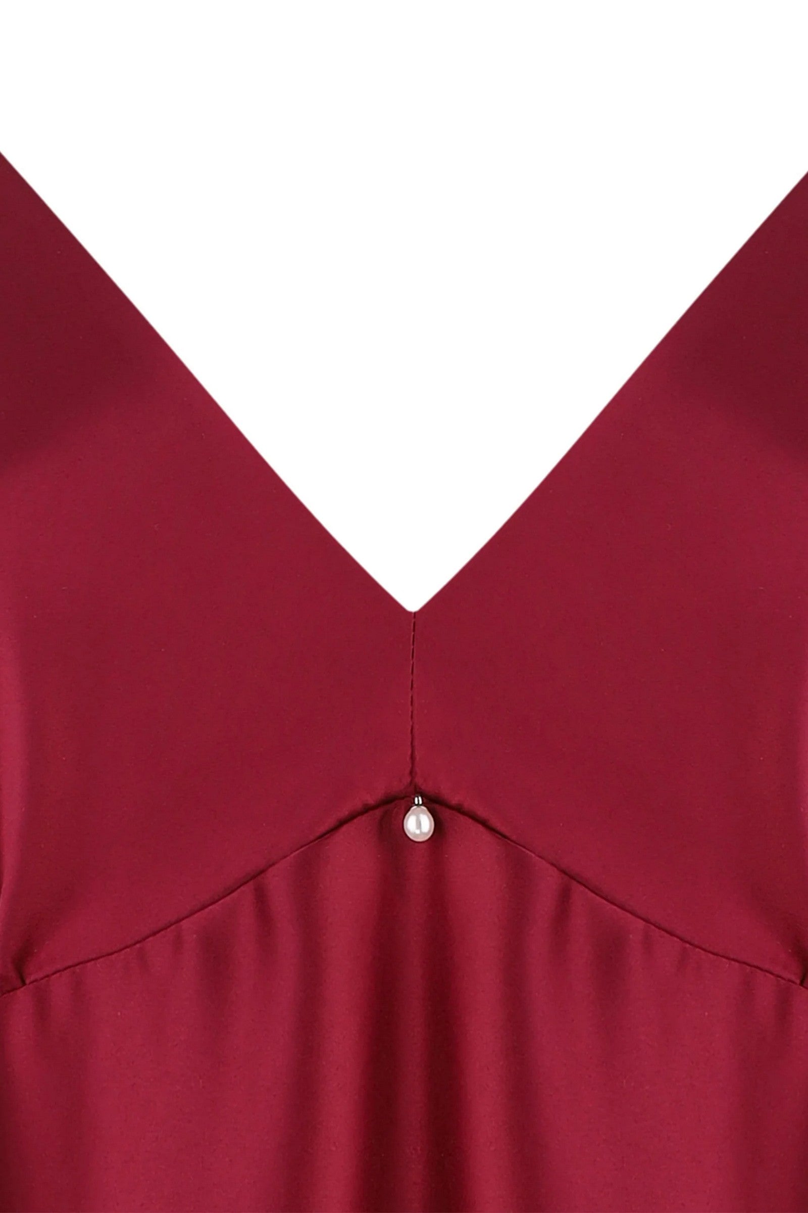 Сорочка з шовксатину S03199 bordo