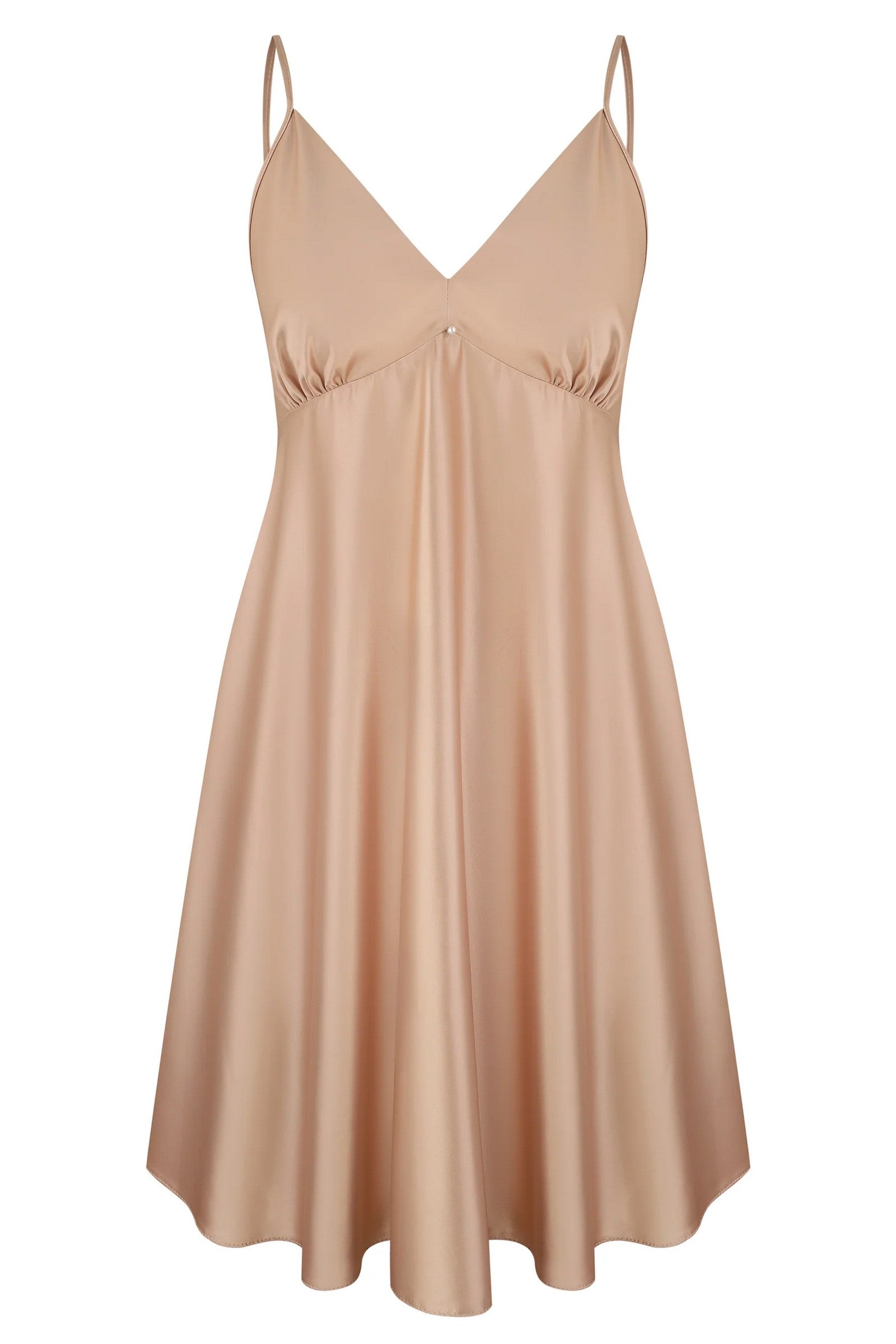 Сорочка изшелксатина S03199 gold