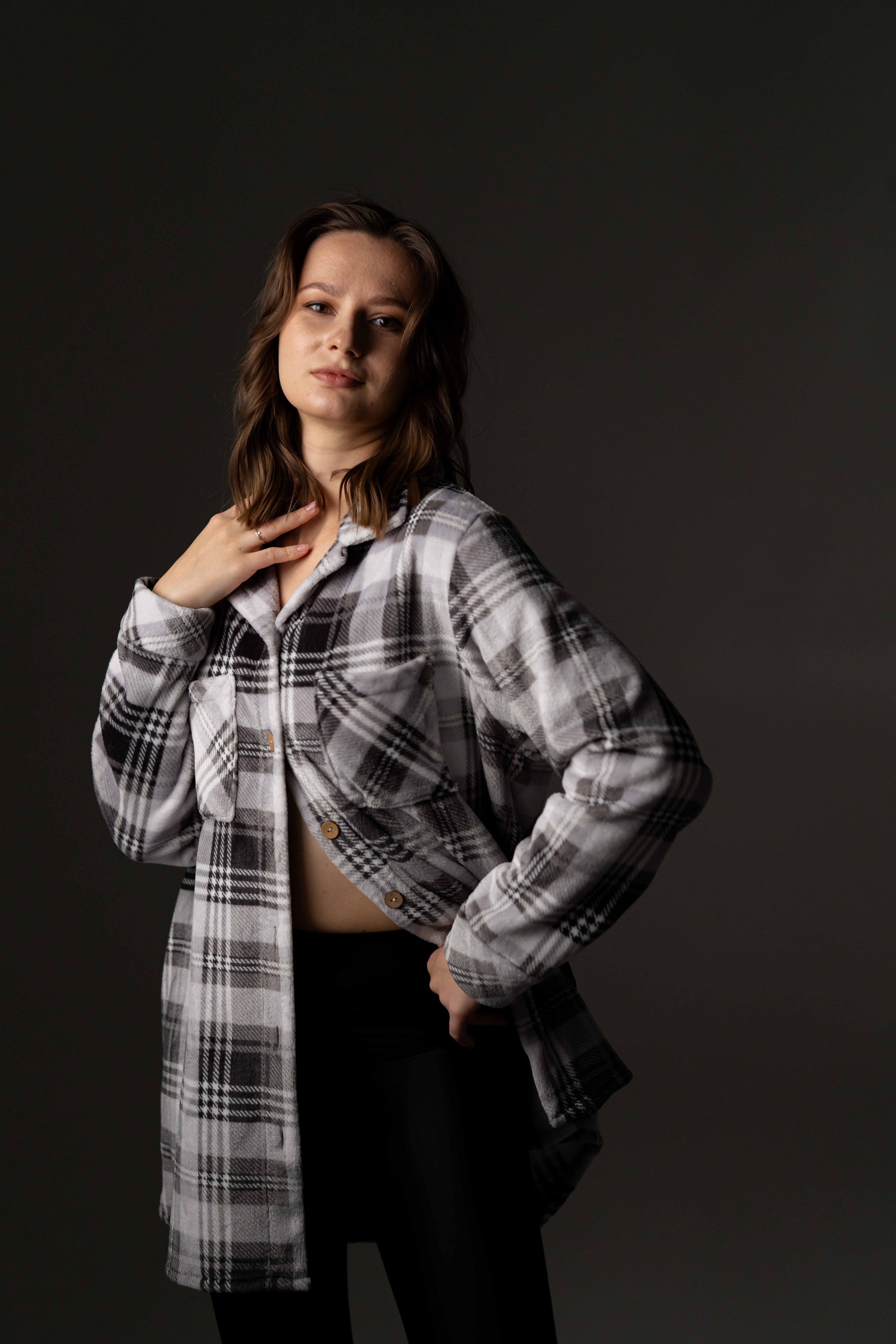 Рубашка из велсофта 25134