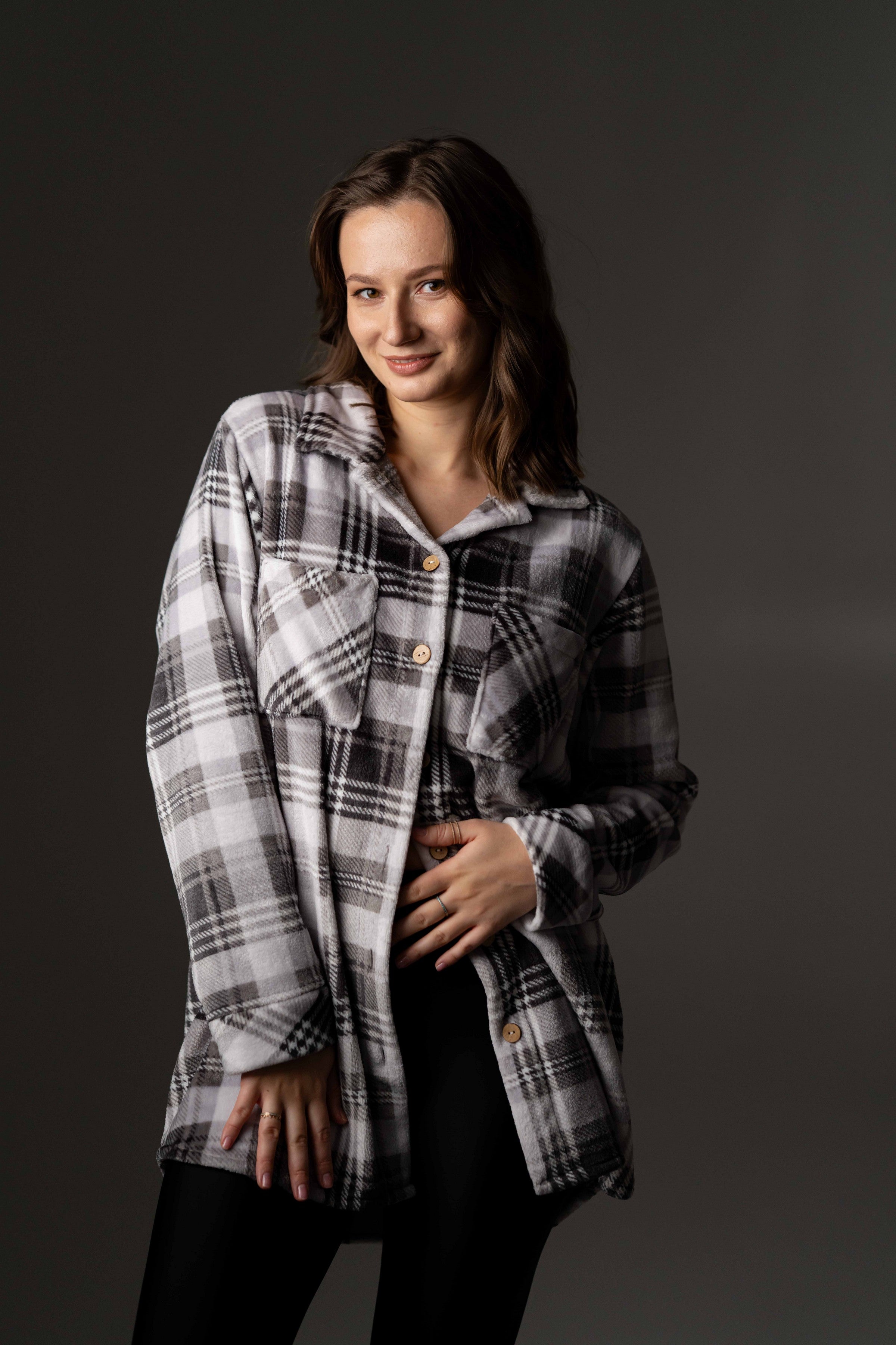 Сорочка з велсофту 25134