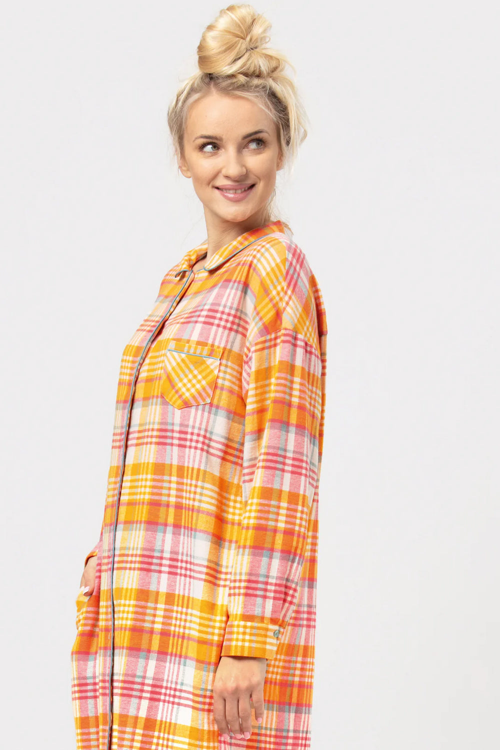 Фланелевая сорочка в клетку LND 473 B24