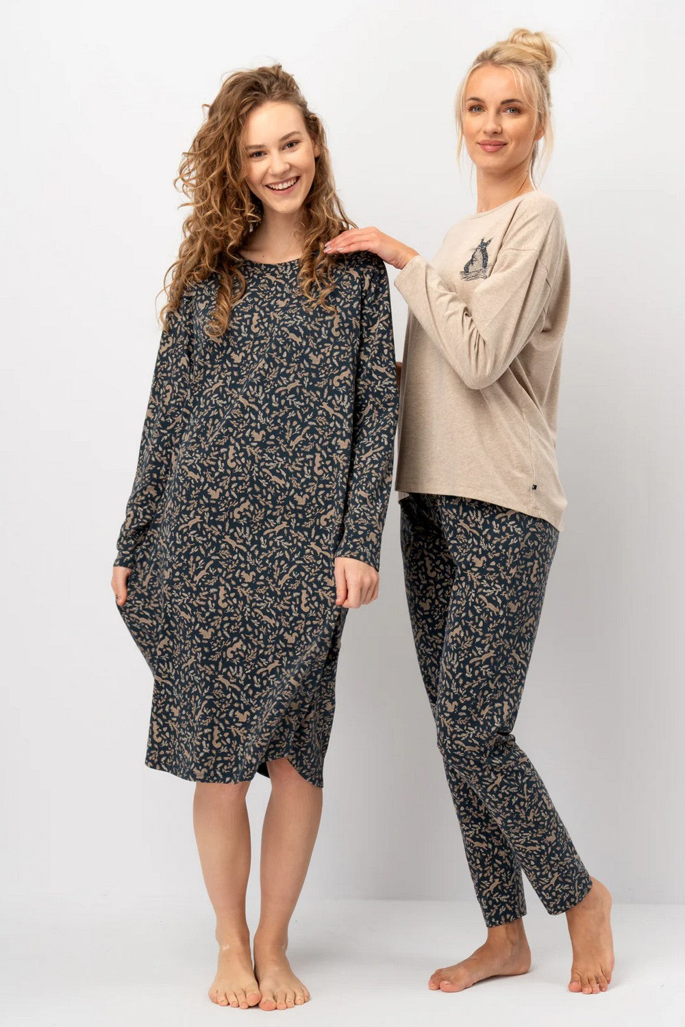 Хлопковая сорочка LND 707 blue