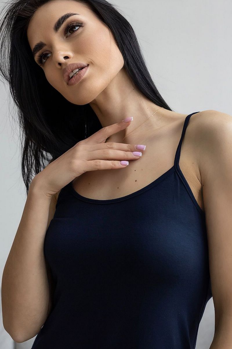 Ночная сорочка с кружевом Нс1210 blue