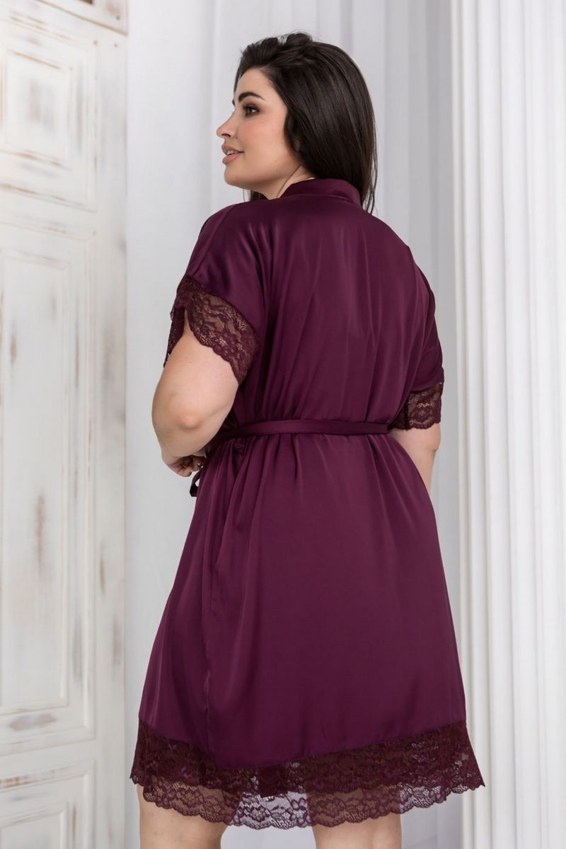 Комплект для дома с кружевом Кс031н plum