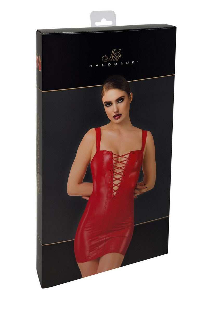 Плаття зі шнурівкою F364 Bombshell Lace-Up red Noir Handmade