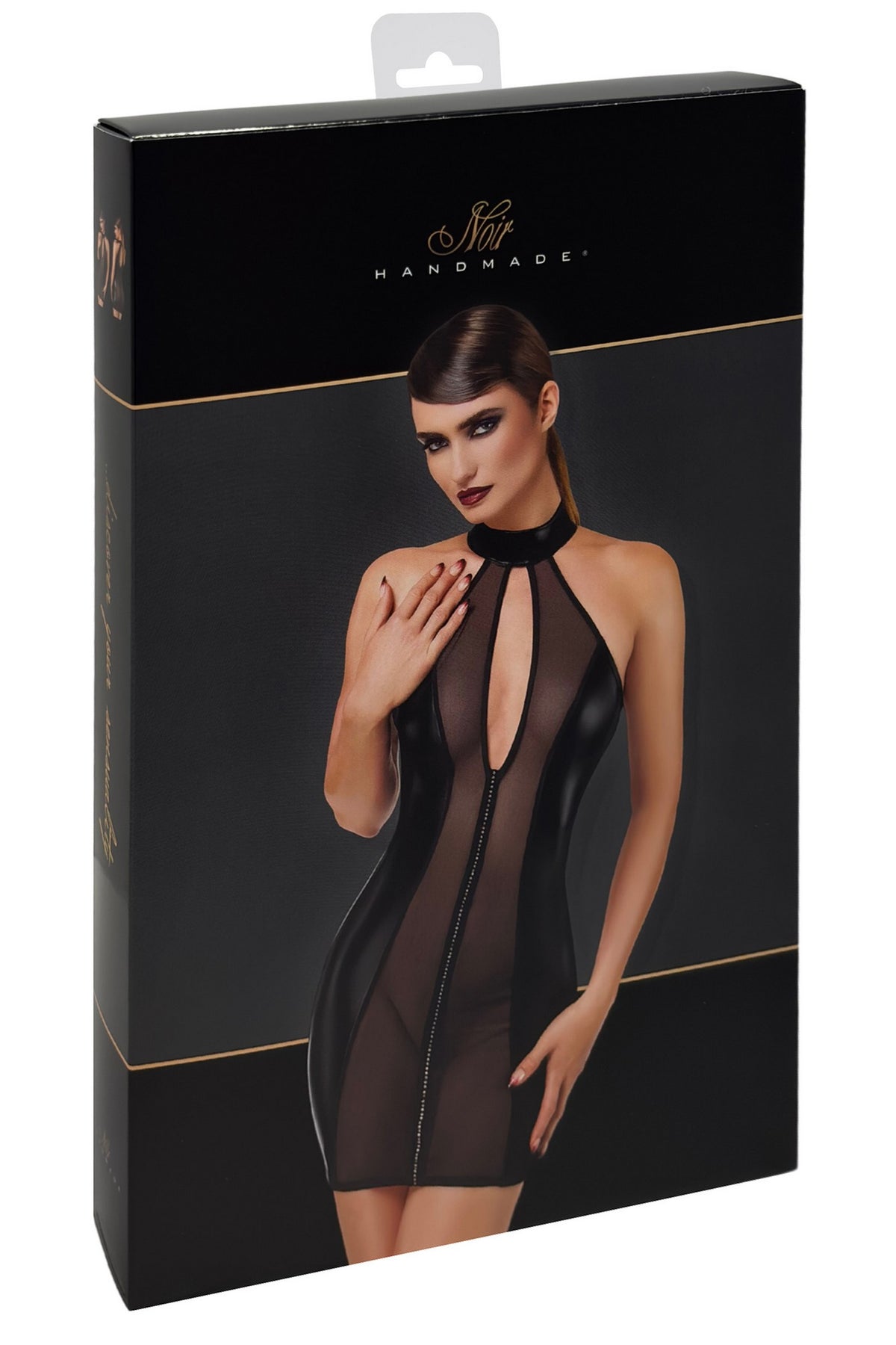 Сукня зі стразами F370 Luxuria Crystal Sheer Noir Handmade коробка