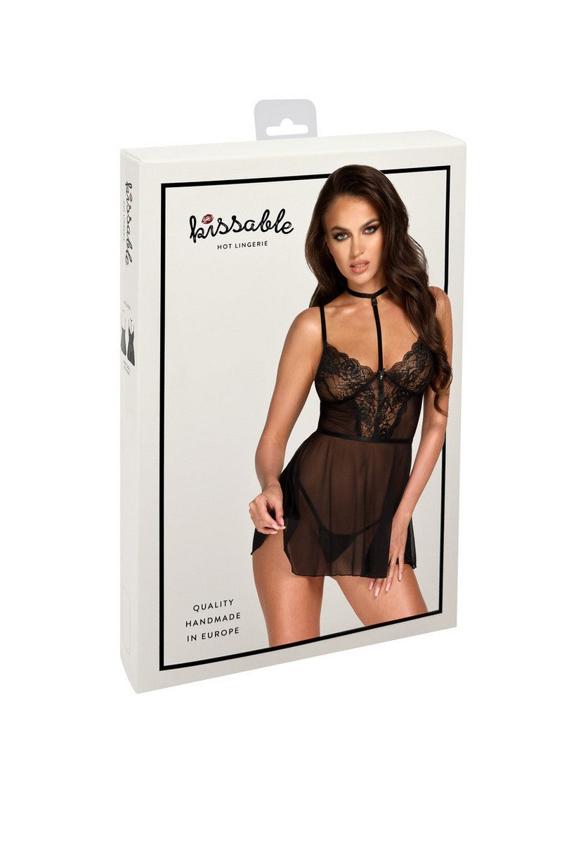 Бебідол з чокером Kissable First Kiss Noir Handmade коробка