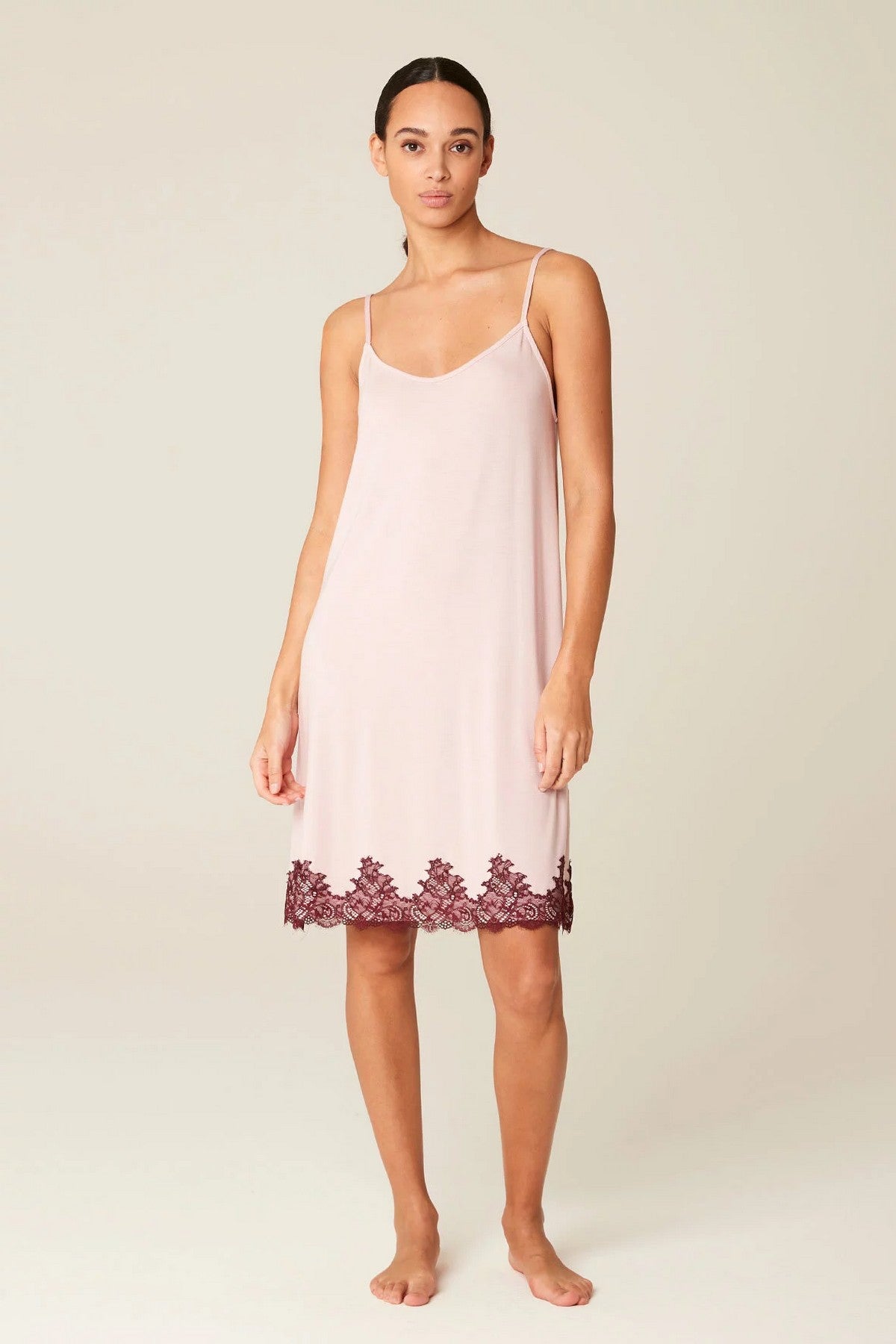 Сорочка из модала Laicy Modern Contrast rose